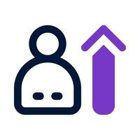 personal growth icon for your website, mobile, presentation, and logo design. vector