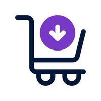 add cart icon for your website, mobile, presentation, and logo design. vector