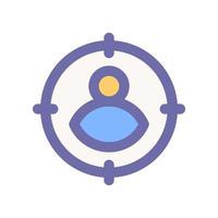 target icon for your website design, logo, app, UI. vector