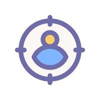 target icon for your website design, logo, app, UI. vector