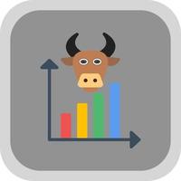 Bull Market Vector Icon Design