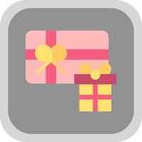 Gift Card Vector Icon Design