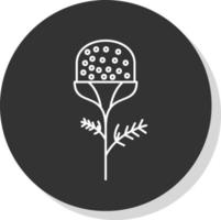 Pineappleweed Vector Icon Design