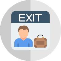 Exit Interview Vector Icon Design