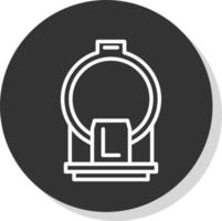 CT Scan Vector Icon Design