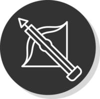 Crossbow Vector Icon Design