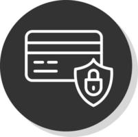 diseño de icono de vector de pago seguro