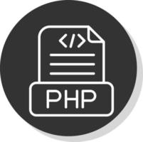 Php File Vector Icon Design