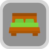 Bed Vector Icon Design