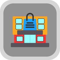 Shopping Mall Vector Icon Design