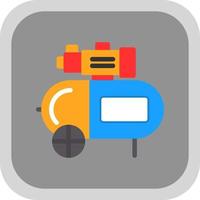 Air Compressor Vector Icon Design