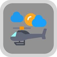 Helicopter Vector Icon Design