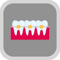 Braces Vector Icon Design