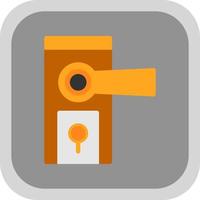 Door Knob Vector Icon Design