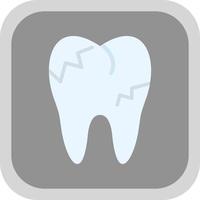 diseño de icono de vector de dientes cariados