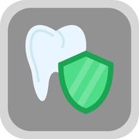 diseño de icono de vector de protección de dientes