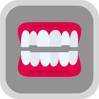 Denture Vector Icon Design