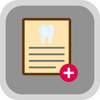 Medical Report Vector Icon Design