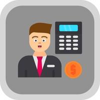 Accountant Vector Icon Design