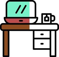 Workplace Vector Icon Design