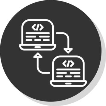Code Refactoring Vector Icon Design