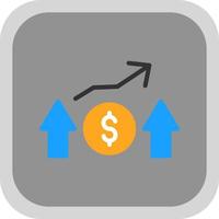 diseño de icono de vector de beneficio financiero