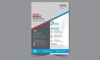 Modern Company Business Flyer Template Design vector