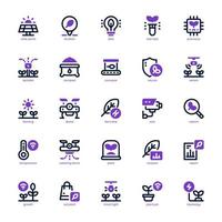 Smart Farm icon pack for your website design, logo, app, and user interface. Smart Farm icon mixed line and solid design. Vector graphics illustration and editable stroke.