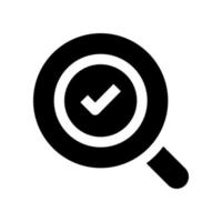 magnifying glass icon for your website, mobile, presentation, and logo design. vector