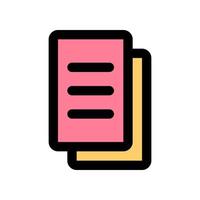 document icon for your website design, logo, app, UI. vector