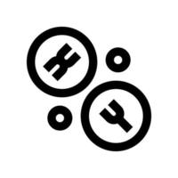 chromosome icon for your website, mobile, presentation, and logo design. vector