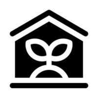 greenhouse icon for your website, mobile, presentation, and logo design. vector