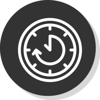 Time Loop Vector Icon Design