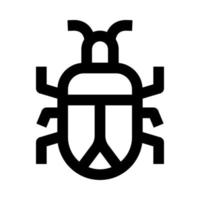 bug icon for your website, mobile, presentation, and logo design. vector