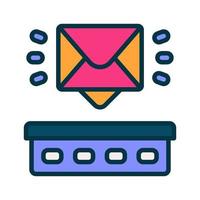 inbox icon for your website, mobile, presentation, and logo design. vector