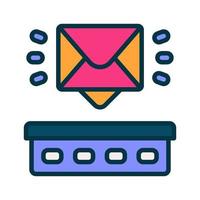 inbox icon for your website, mobile, presentation, and logo design. vector