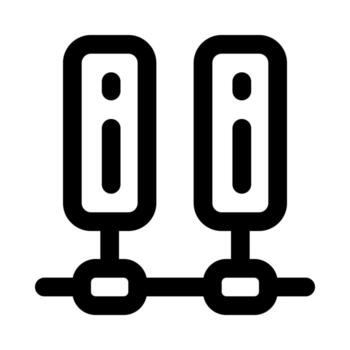 icono de base de datos para su sitio web, móvil, presentación y diseño de logotipo. vector