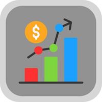 Business Growth Vector Icon Design