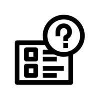 faq icon for your website, mobile, presentation, and logo design. vector