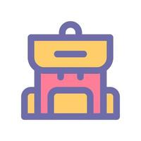 mochila icono para tu sitio web diseño, logo, aplicación, ui vector