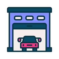 garage icon for your website, mobile, presentation, and logo design. vector