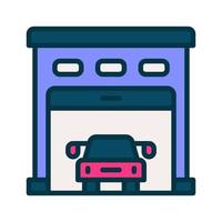 garage icon for your website, mobile, presentation, and logo design. vector