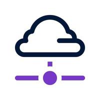 cloud computing icon for your website, mobile, presentation, and logo design. vector