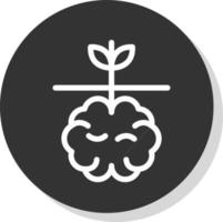 Mental Growth Vector Icon Design