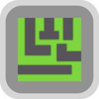 Maze Vector Icon Design