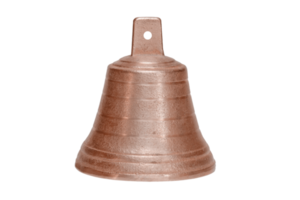 Pink bell isolated on a transparent background png