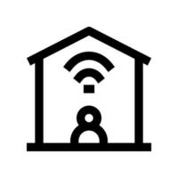 remote working icon for your website, mobile, presentation, and logo design. vector