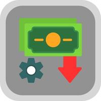 Income Settings Vector Icon Design