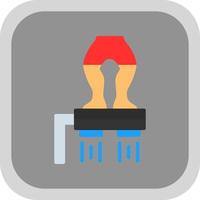 Flyboarding Vector Icon Design