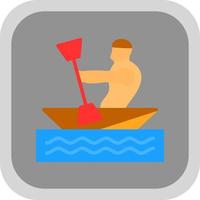 diseño de icono de vector de kayak